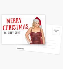 Gemma Collins, Towie, Christmas card, Xmas card, Quote, Gifts, Presents, Good vibes only, Bad Santa, Sticker packs, Meme greeting cards Postcards