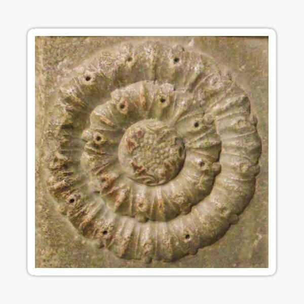 Ancient Cypriot Engraved Circular Stone Sticker