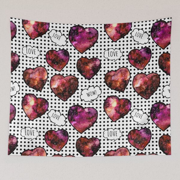 Item preview, Fancy Galaxy Love Pattern designed and sold by stylebytara.