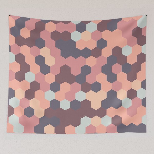 Artikelvorschau, Colorful Honeycomb Pattern entworfen und verkauft von stylebytara.