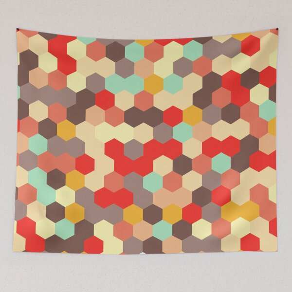 Artikelvorschau, Colorful Honeycomb Pattern entworfen und verkauft von stylebytara.