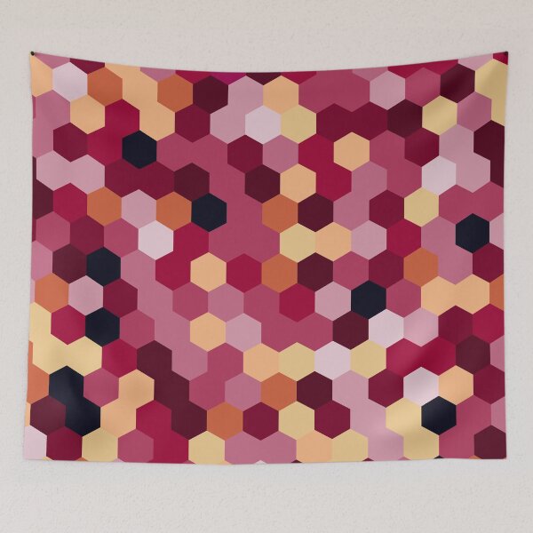 Artikelvorschau, Colorful Honeycomb Pattern entworfen und verkauft von stylebytara.