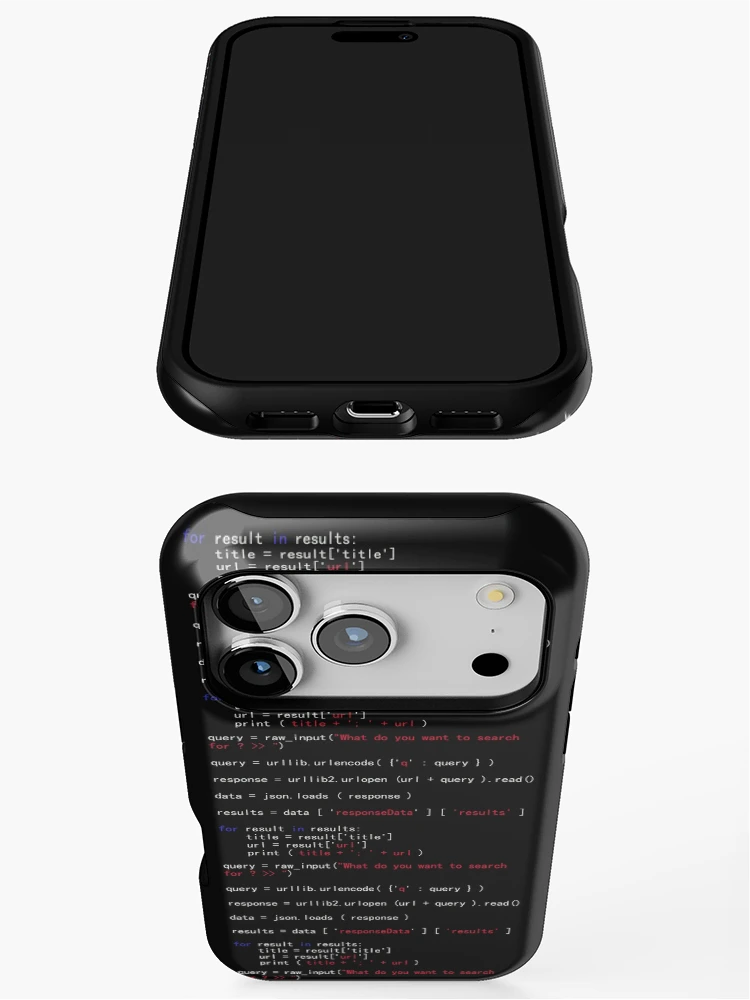 Thumbnail 3 of 4, iPhone Case, Python for Dummies designed and sold by psychometrics.