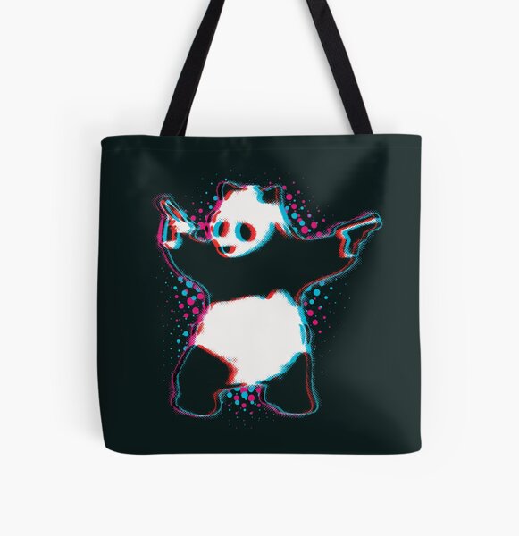 Panda Graffiti Art Shoulder Bag