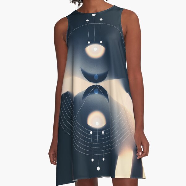Cosmic Type A-Line Dress