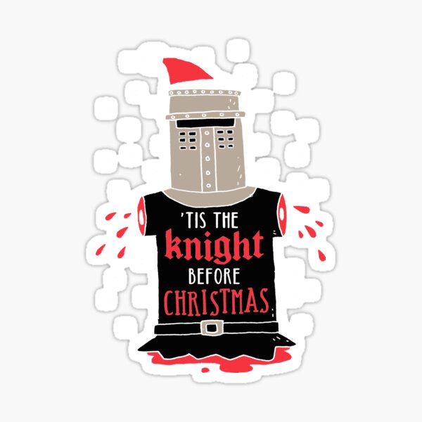Christmas Knight Sticker