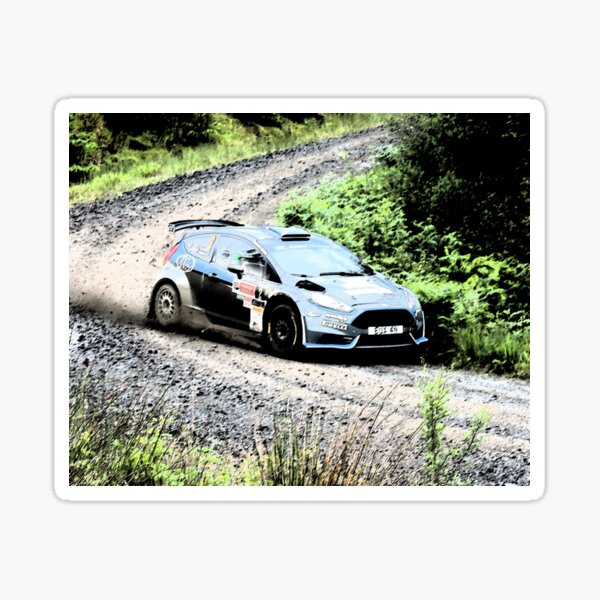 Item preview, Ford Fiesta R5 rally car art designed and sold by starbusuk.