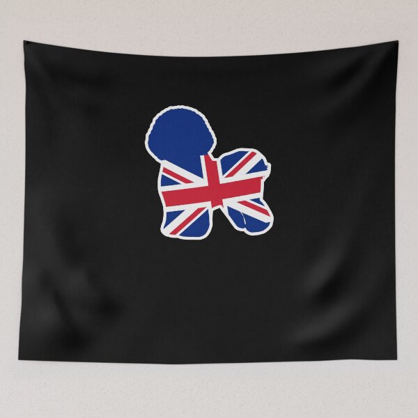 Item preview, Bichon Frise Dog Flag of the United Kingdom (1) designed and sold by shoppzee.