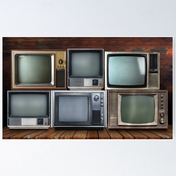 Item preview, Vintage Ancient Tv  designed and sold by TastefulDesigns.