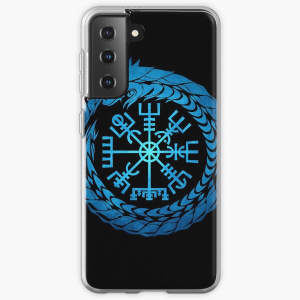 Serpent du monde Vegvisir Jormungandr Coque souple Samsung Galaxy