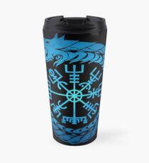 Vegvisir Jörmungandr Migardschlange nordische Mythologie Thermobecher