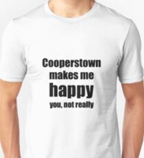 Cooperstown Cocktail Lover Funny Gift for Friend Alcohol Mixed Drink Unisex T-Shirt