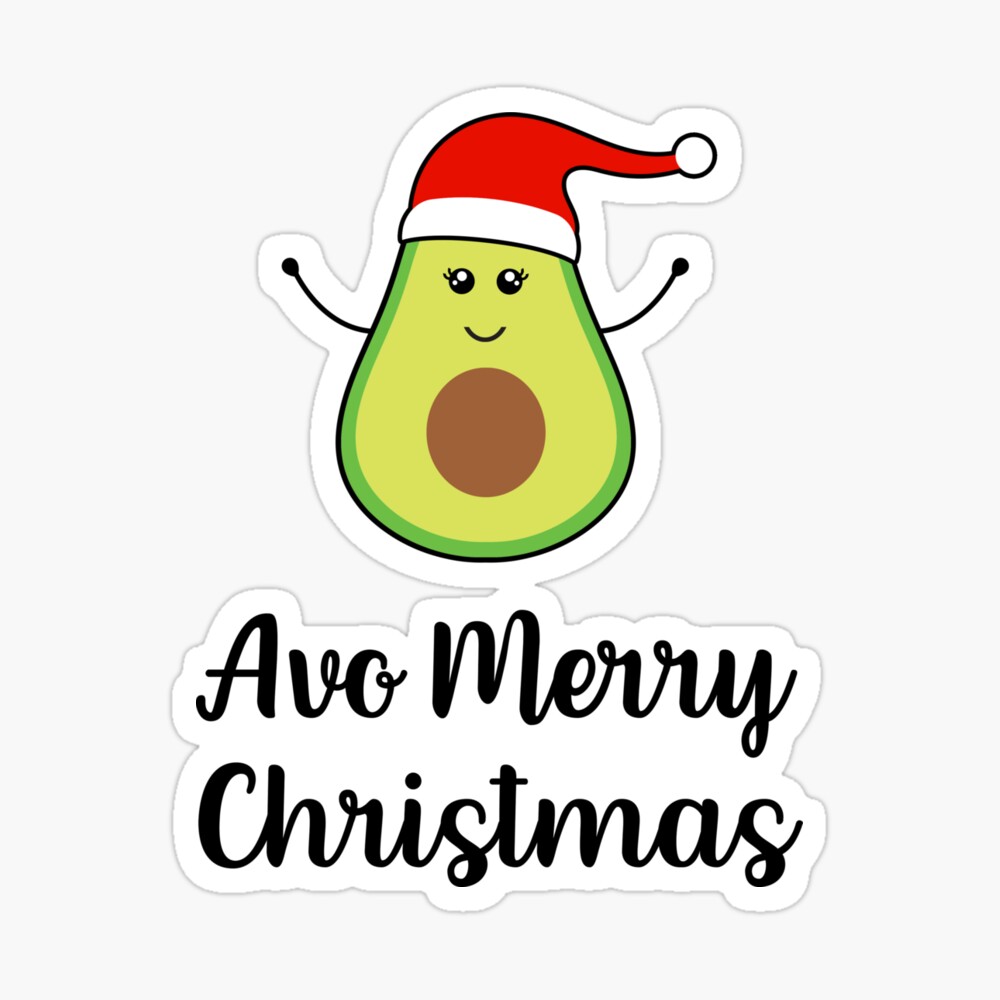 【人気商品】 Avocado With Santa Hat Christmas Gift Fruit トレーナー