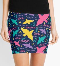 Birds fly Mini Skirt