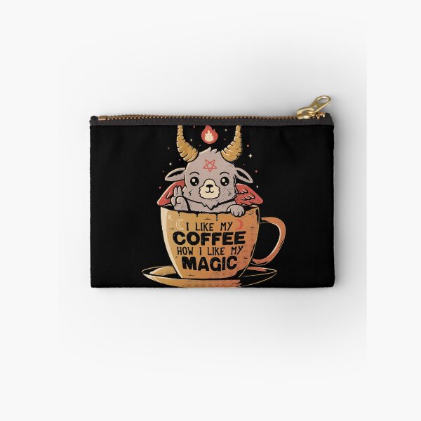 Artikelvorschau, Schwarzer Kaffee - süßes böses Baphomet-Geschenk-T-Shirt entworfen und verkauft von EduEly.