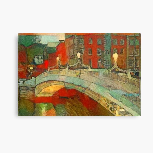 Ha Penny Bridge Dublin Canvas Print