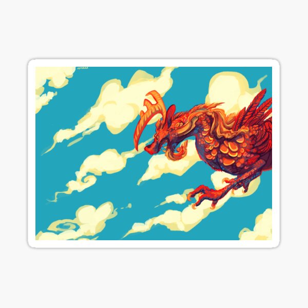 Bright Dragon Sticker
