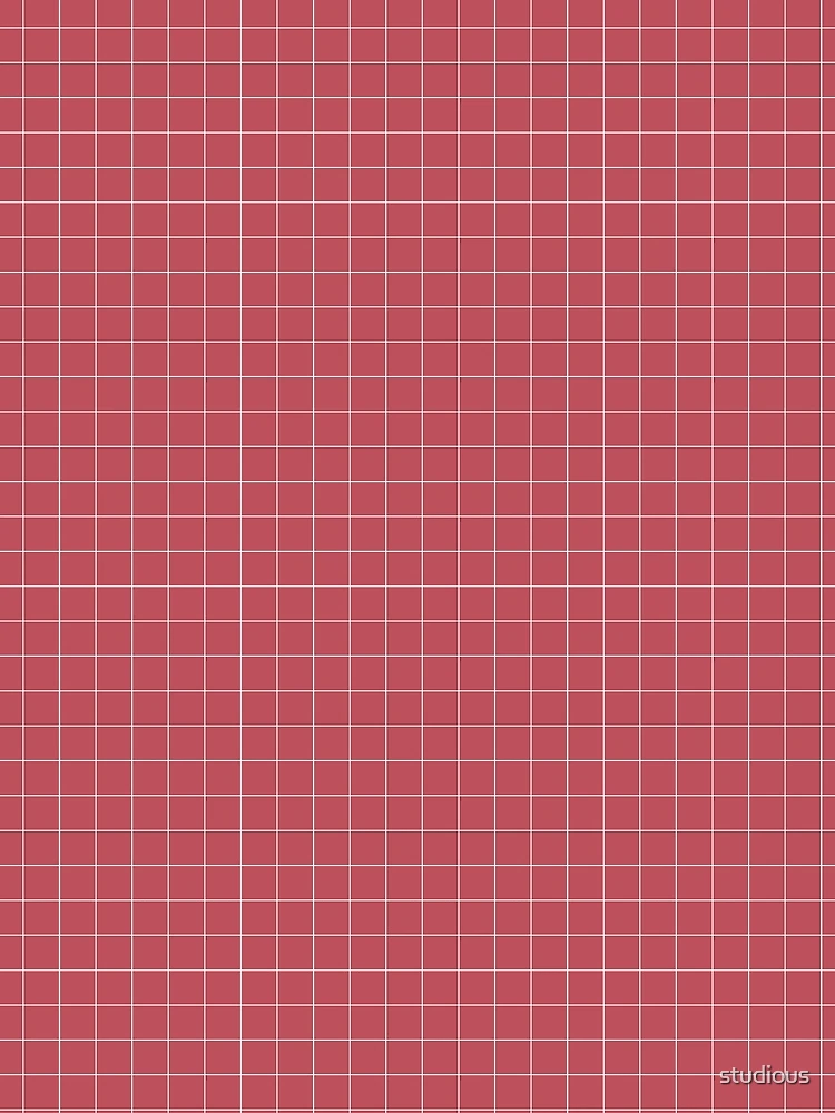 Thumbnail 3 of 3, Scarf, Raspberry Check Pattern designed and sold by studious.
