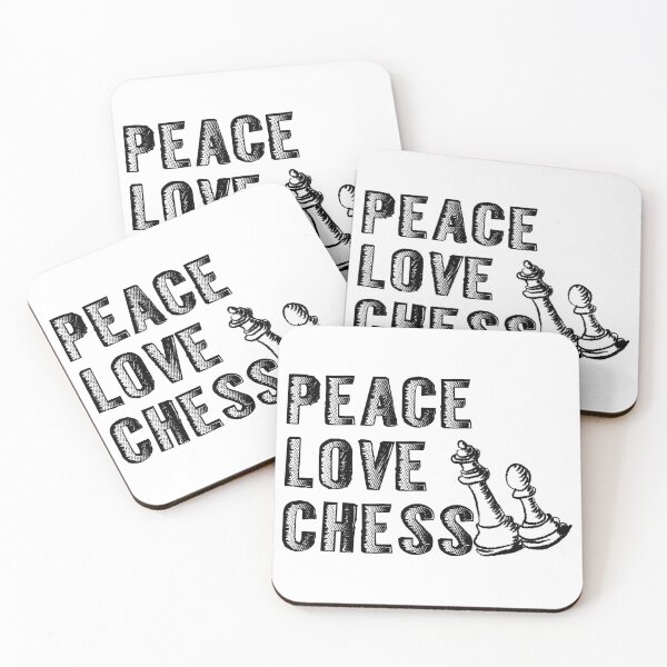 Item preview, Peace, Love, Chess designed and sold by SmartStyle.