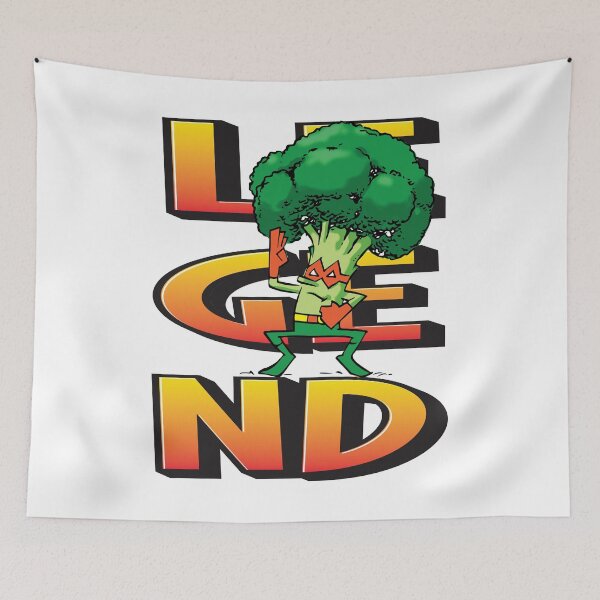 Item preview, Legend Broccoli Ninja The Man The Myth The Legend Funny Ninja MMA Brazilian Jiu Jitsu designed and sold by ProjectX23.