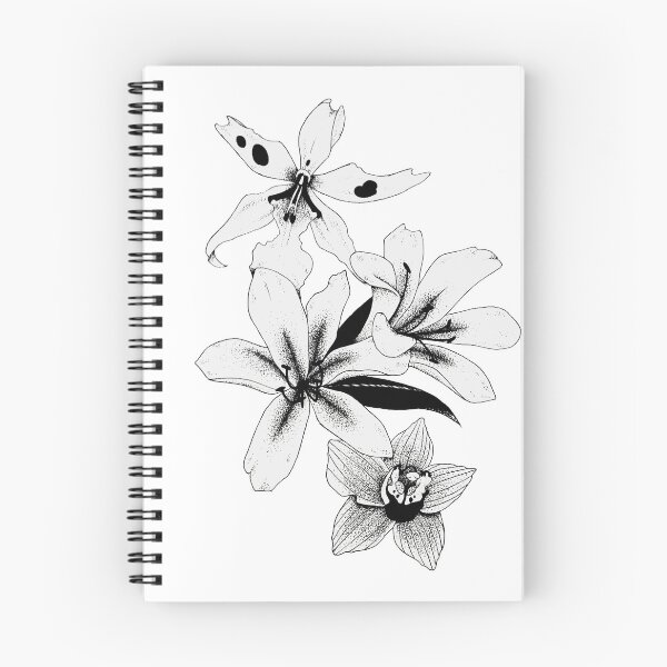 Item preview, Lillies and Orchids designed and sold by NowtbutEllie.