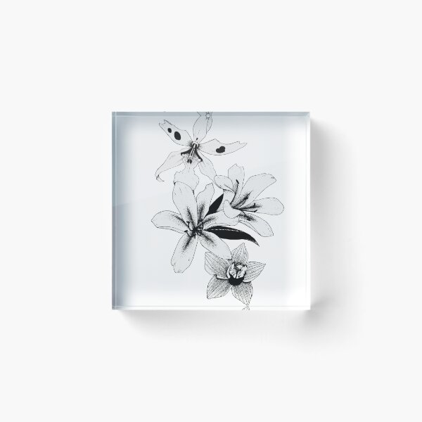 Item preview, Lillies and Orchids designed and sold by NowtbutEllie.