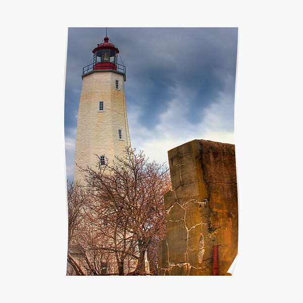 Barnegat Light and The Fort Poster