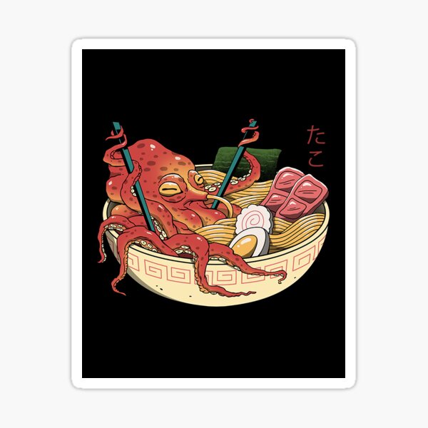 Tako Ramen Sticker