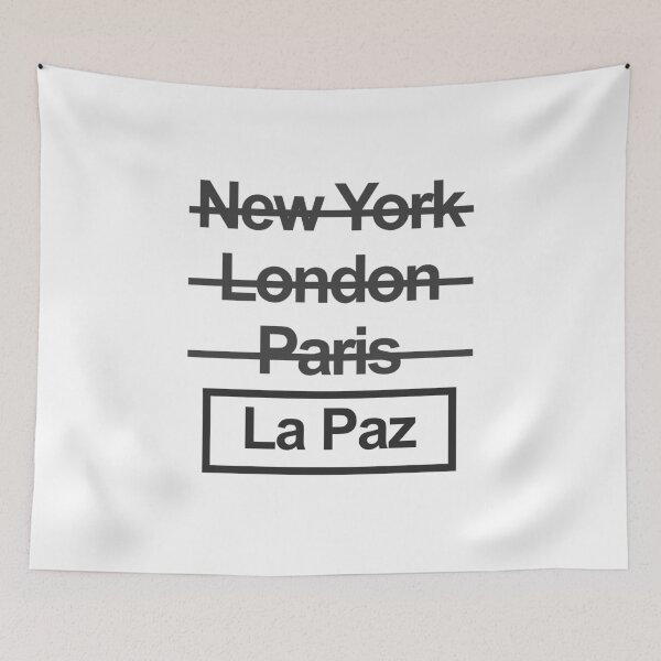 Item preview, La Paz Bolivia City Text design designed and sold by GetItGiftIt.