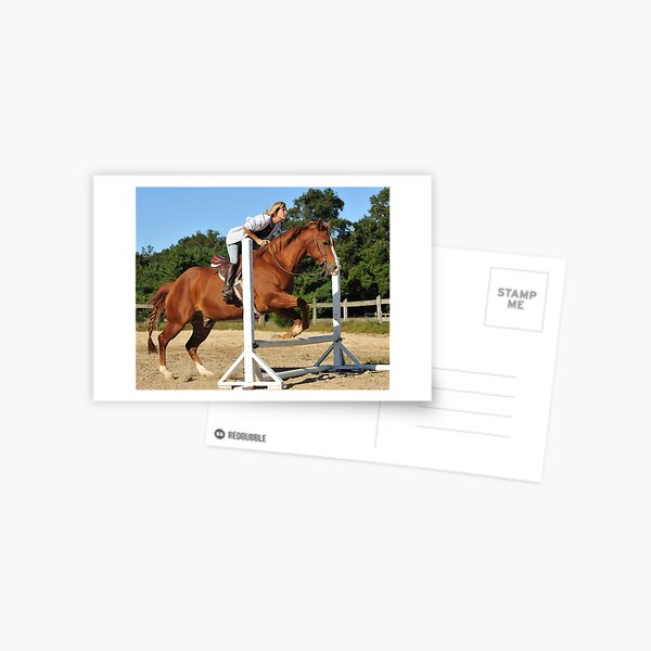 The Quarter Horse Jump Postcard
