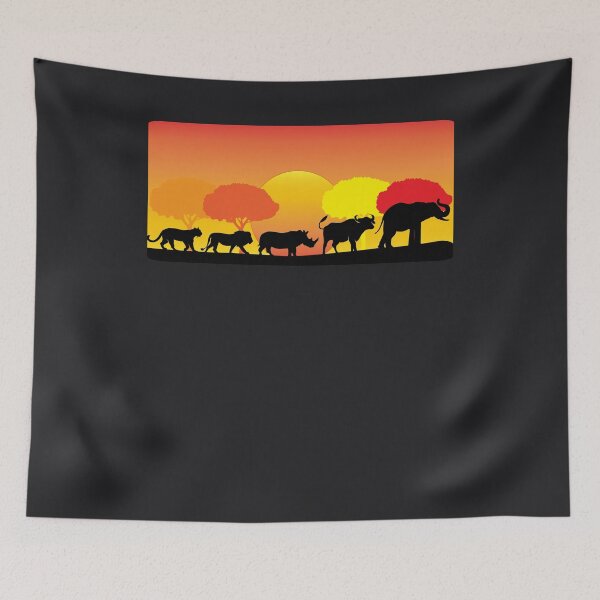 Item preview, Africa Big Five Animals Design | BIG 5 of Africa designed and sold by melsens.