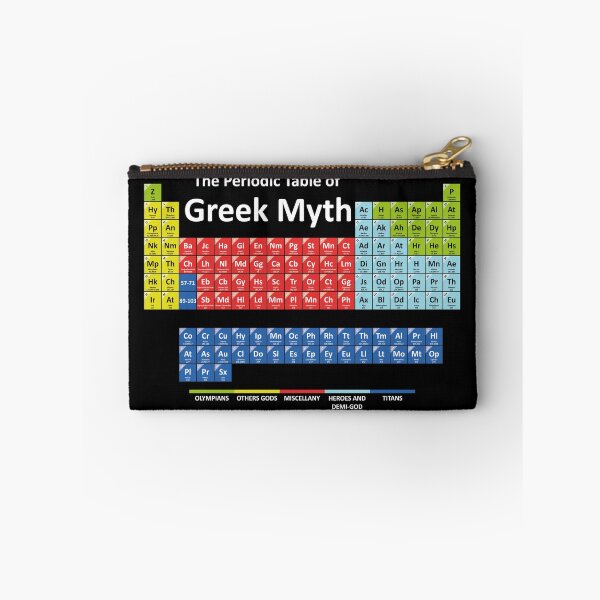 Item preview, Periodic Table of Greek Mythology designed and sold by rolito86.