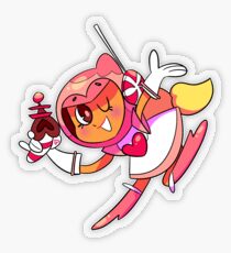 Pink Choco Cookie Transparenter Sticker