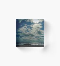 Morning on the Beach Ocean Grove New Jersey Acrylic Block
