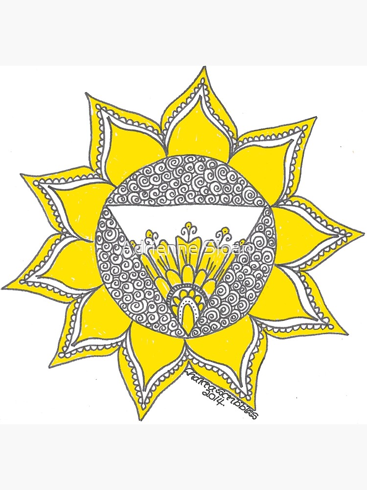 "Solar Plexus Chakra Symbol" Canvas Print by chakrascribbles | Redbubble