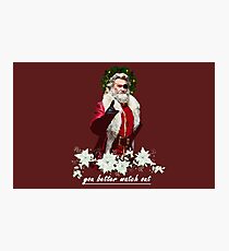 escape from christmas Photographic Print