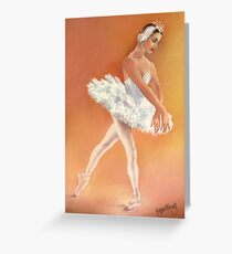 Odette Dancing in Swan Lake Greeting Card
