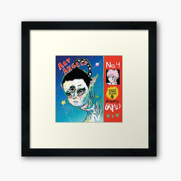 Grimes - Art Angels Framed Art Print