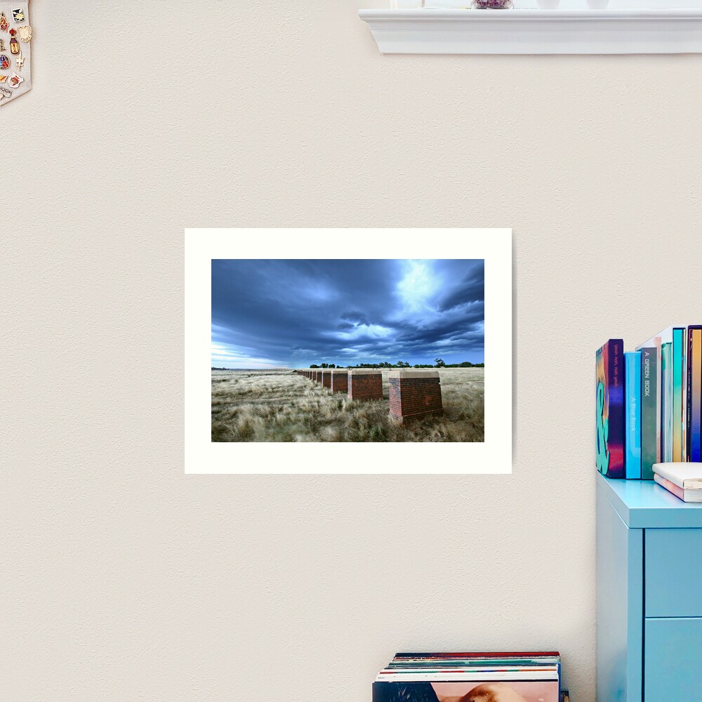 Storm Bridge, Castlemaine, Australia Art Print