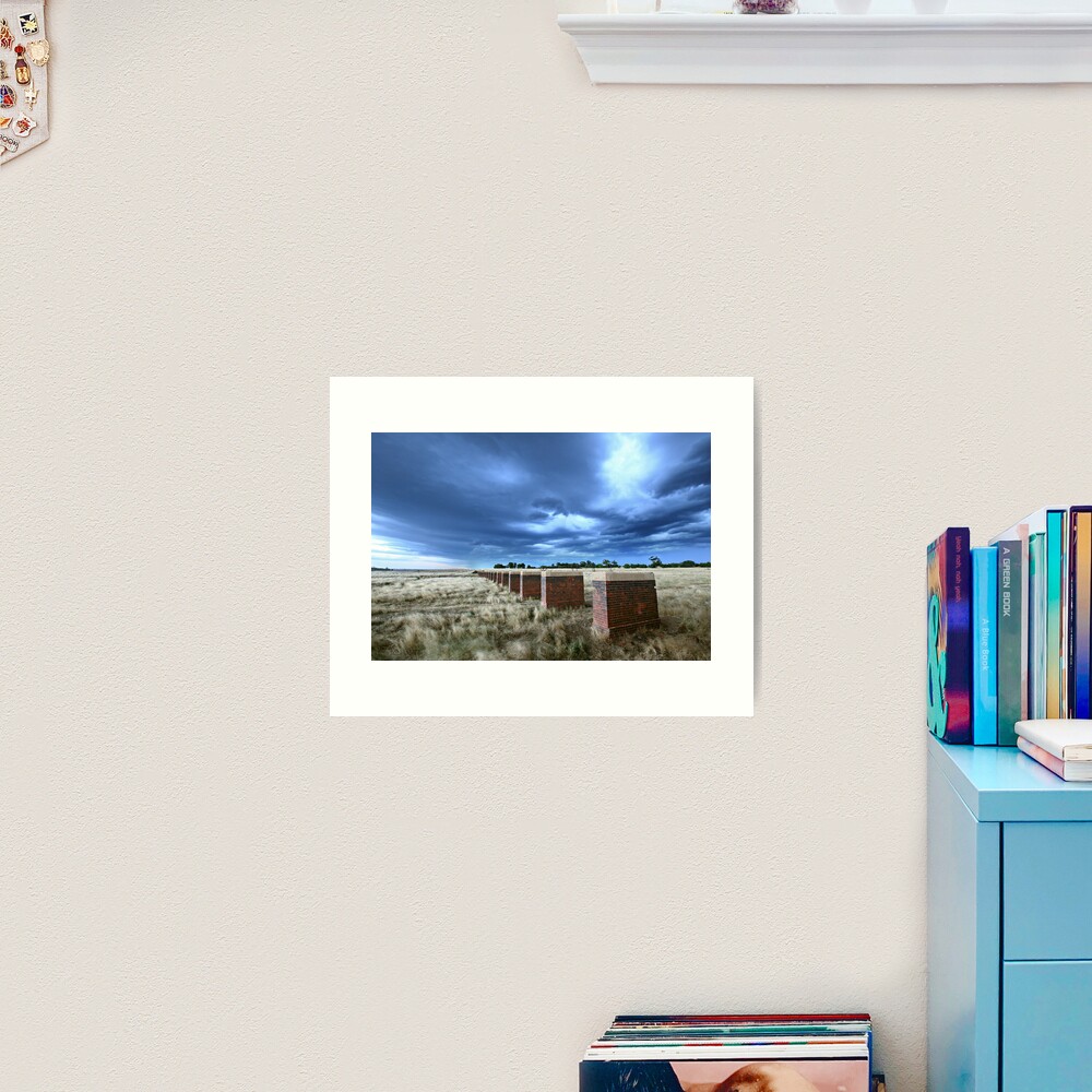 Storm Bridge, Castlemaine, Australia Art Print
