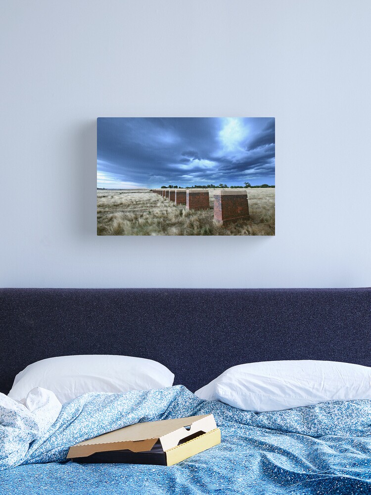 Thumbnail 1 of 3, Canvas Print, Storm Bridge, Castlemaine, Australia designed and sold by Michael Boniwell.