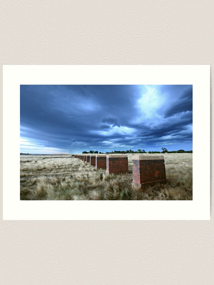 Alternate view of Storm Bridge, Castlemaine, Australia Art Print