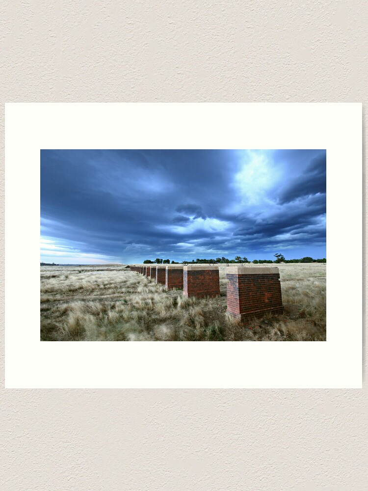 Alternate view of Storm Bridge, Castlemaine, Australia Art Print