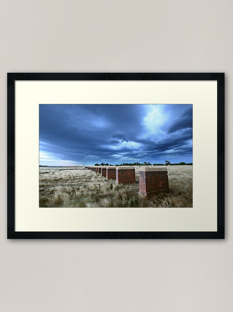 Alternate view of Storm Bridge, Castlemaine, Australia Framed Art Print