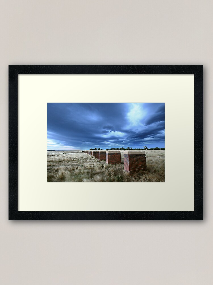 Alternate view of Storm Bridge, Castlemaine, Australia Framed Art Print