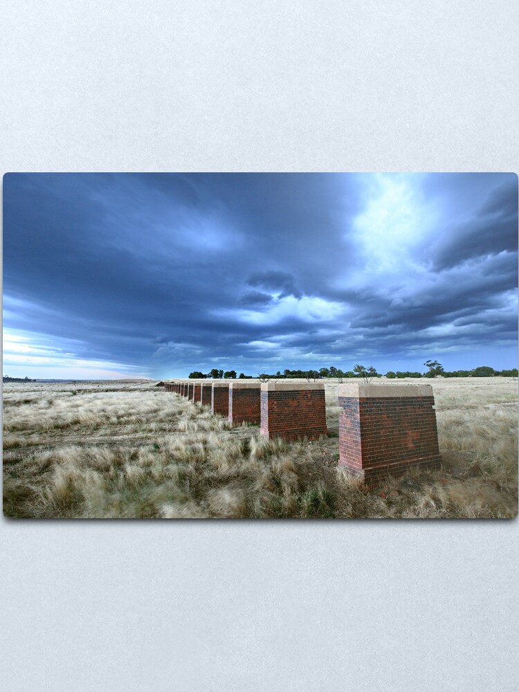 Alternate view of Storm Bridge, Castlemaine, Australia Metal Print