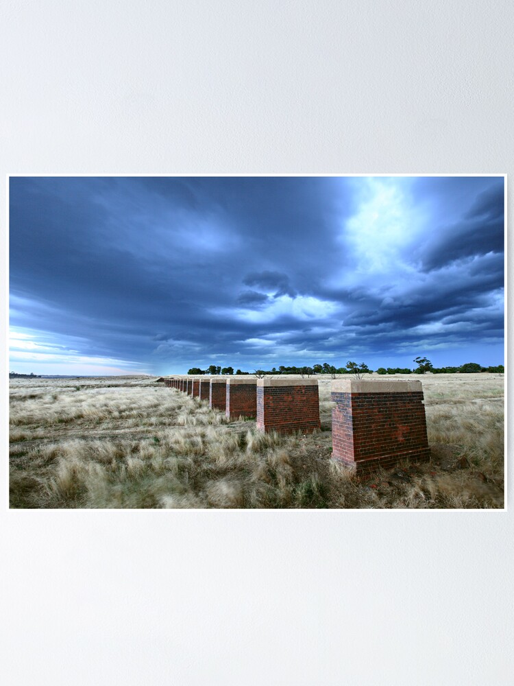 Alternate view of Storm Bridge, Castlemaine, Australia Poster