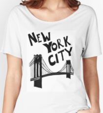 New York City - Brooklyn Bridge Women's Relaxed Fit T-Shirt