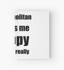 Cuaderno de tapa dura Cosmopolitan Cocktail Lover Funny Gift for Friend Alcohol Mixed Drink