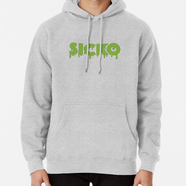 sicko grey hoodie